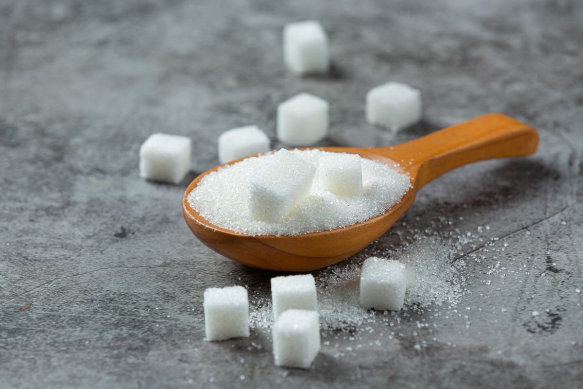 Ilustrasi aspartam. Aspartam adalah pemanis buatan tanpa nilai gizi, yang paling banyak digunakan di pasaran. Ini 200 kali lebih manis dari gula.