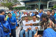 Naik Becak Listrik, Heroe-Supena Daftar ke KPU Kota Yogyakarta