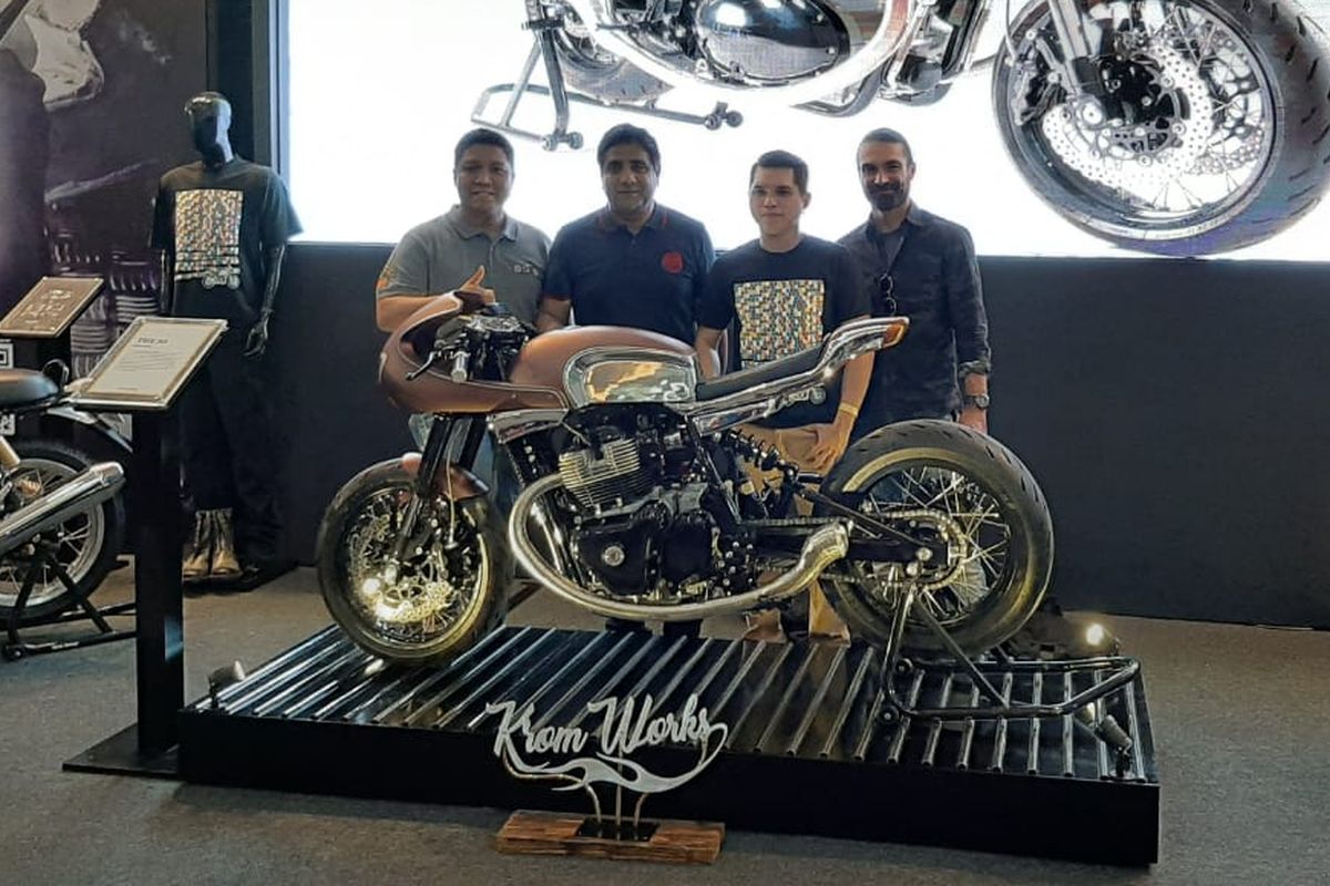 Royal Enfield Luncurkan Motor Custom Continental GT Cafe Racer di Kustomfest 2019