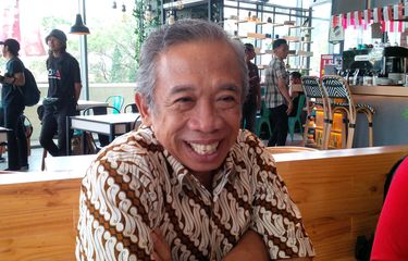 Pelawak Nurul Qomar meninggal dunia pada Rabu (8/1/2025) akibat kanker usus. Qomar ditemui di Pesona Square, Depok, Jawa Barat, Selasa (27/8/2019).