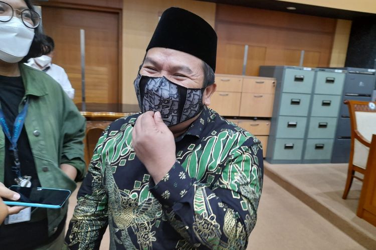 Anggota DPR dari Fraksi PKB Luqman Hakim ditemui di Kompleks Parlemen Senayan, Jakarta, Senin (30/5/2022).