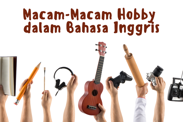 Ilustrasi macam-macam hobi dalam bahasa Inggris