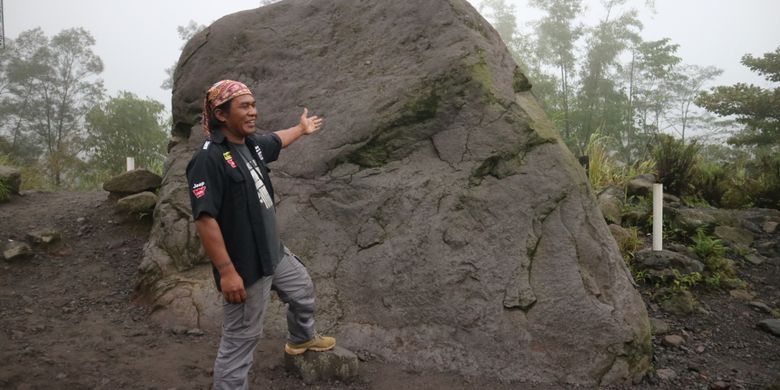Batu Alien, di Lava Tour Merapi.