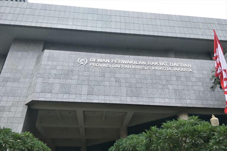 Gedung Dewan Perwakilan Rakyat Daerah (DPRD) DKI Jakarta di Jalan Kebon Sirih, Jakarta Pusat