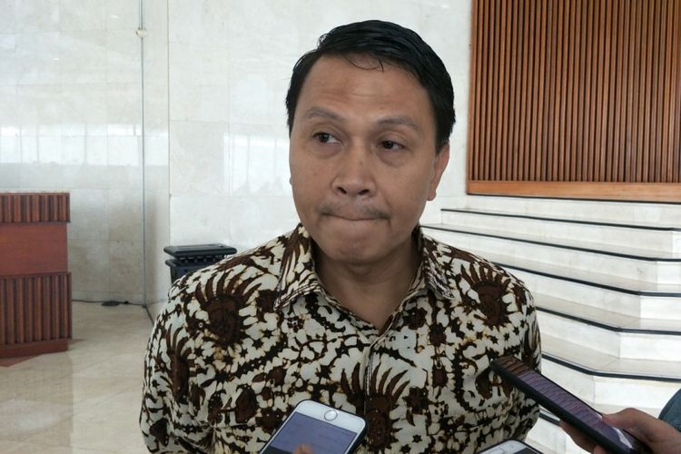 Ketua DPP Partai Keadilan Sejahtera (PKS) Mardani Ali Sera saat ditemui di Kompleks Parlemen, Senayan, Jakarta, Kamis (12/7/2018). 