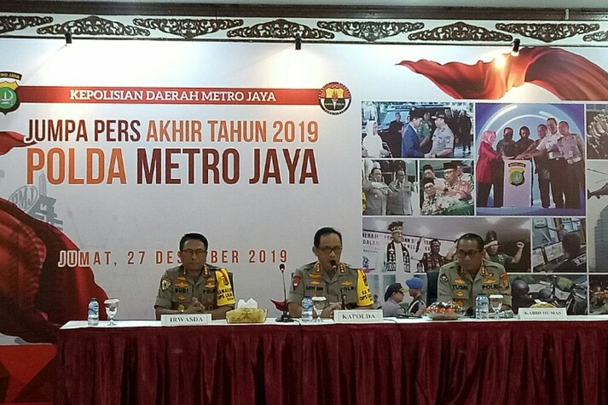 Kapolda Metro Jaya Komjen Pol Gatot Eddy Pramono mengatakan crime indeks 11 kasus kejahatan yang menonjoldi wilayah yurisdiksi Polda Metro Jaya mengalami penurunan dari tahun sebelumnya. Jika pada tahun 2018 berada pada angka 10.879, saat ini hanya mencapai 9.419. 