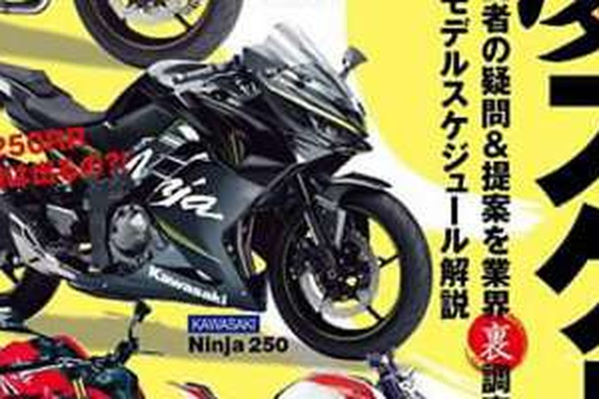 Kawasaki Ninja 250 hasil rekayasa digital majalah Young Machine.