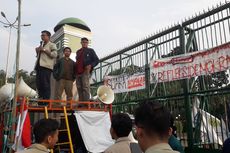 Demo DPR, Mahasiswa Desak Usut Kematian Anggota KPPS