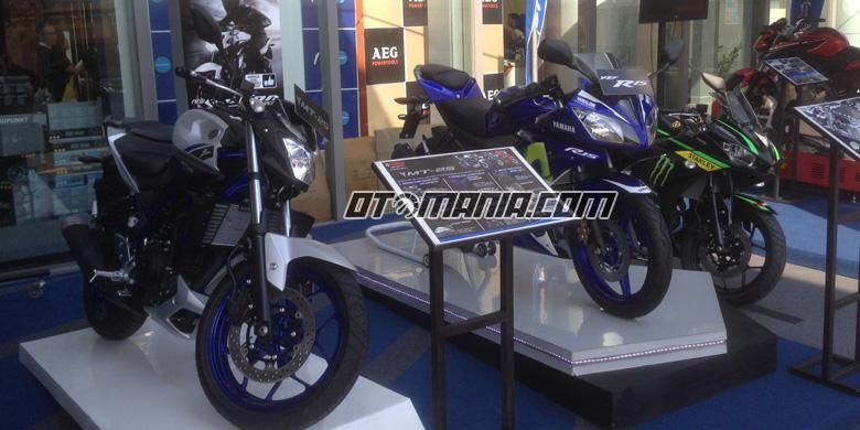 Yamaha ikut meramaikan Pameran Otomotif Surabaya tahun ini.