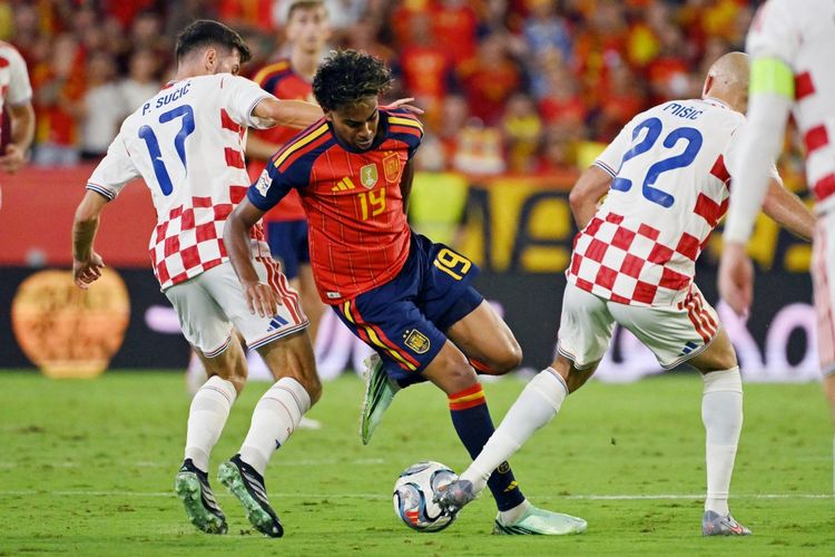 Gol 70 Detik Lamine Yamal, Karya Seni dari 26 Sentuhan Timnas Spanyol