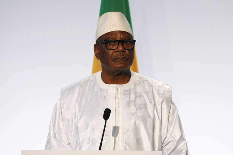 Eks Presiden Mali Ibrahim Boubacar Keita.