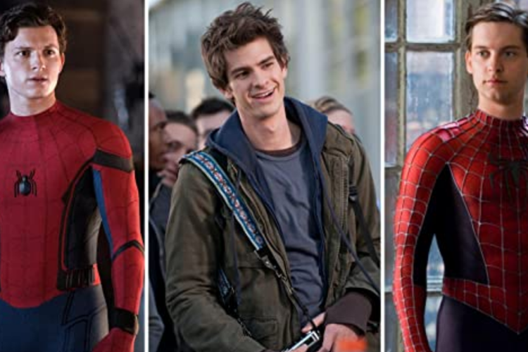 Andrew Garfield, Tom Holland, Tobey Maguire tampil bersama sebagai jagoan berjaring laba-laba ini di Spider-Man: No Way Home