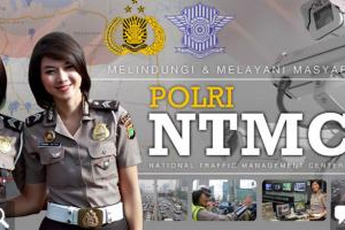 Tampilan muka aplikasi NTMC TV yang terintegrasi dengan peta mudik dan CCTV.