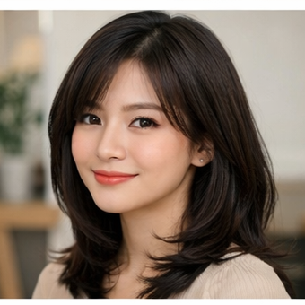 30 model rambut segi layer oval 3 tingkat hadir dengan variasi stylish, dari sebahu hingga glam, cocok tampil dengan rambut bervolume.