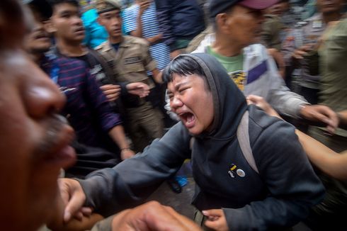 Polisi Amankan 25 Orang dalam Kericuhan Saat Penertiban di Tamansari