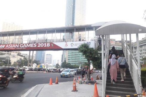 Bongkar JPO Bundaran HI, Jalan MH Thamrin Akan Ditutup