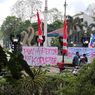 Mahasiswa Unila Demo, Bentangkan Poster 