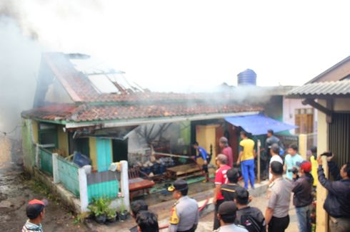 Kebakaran Hanguskan Gudang Ijuk, Bengkel dan Truk di Cianjur
