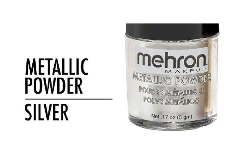 Cat aman untuk kulit merek Mehron Metallic Powder
