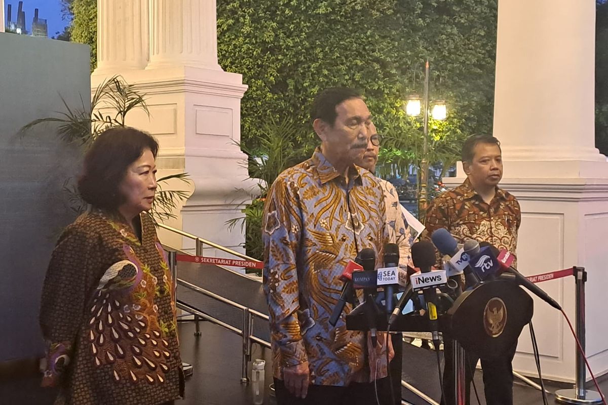 Luhut dkk Temui Prabowo di Istana, Bahas Daya Beli Kelas Menengah