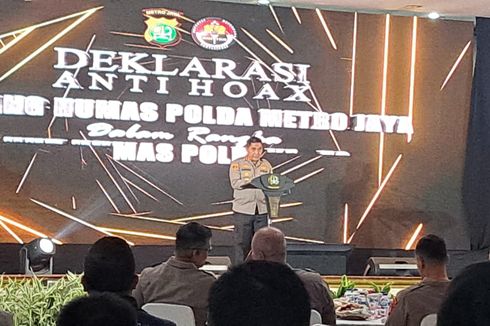 Polda Metro Jaya Minta Masyarakat Waspadai Hoaks Jelang Pemilu 2024