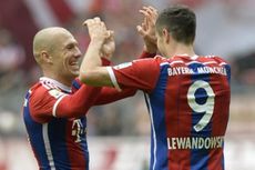 Lewandowski-Robben Pimpin Bayern Taklukkan Hannover