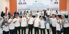 Kemenag Luncurkan Program Senam Haji dan Batik Haji Indonesia di Medan