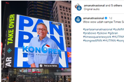 Promosi Kongres PAN Mejeng di Times Square, Berapa Biaya Pasang Iklannya?