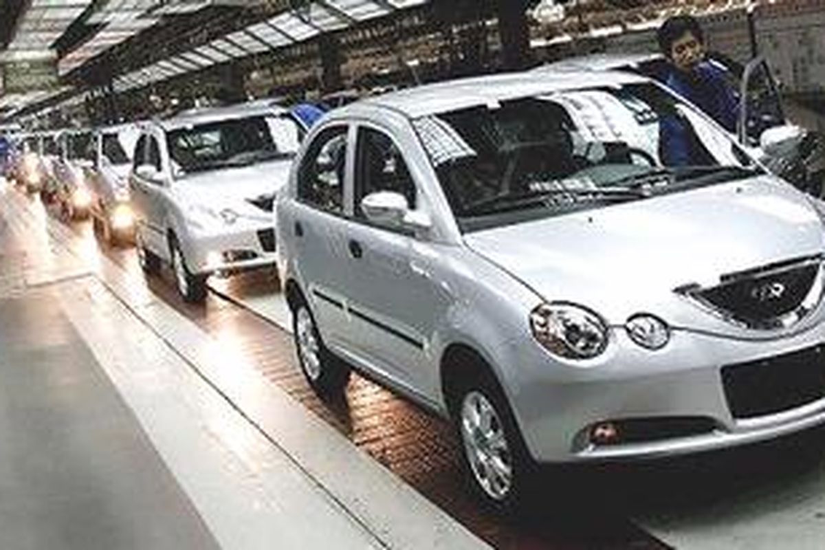 Kegiatan produksi Chery