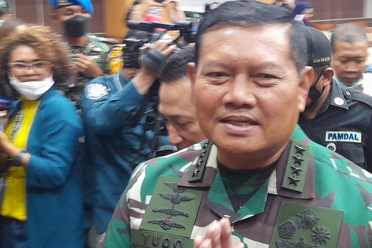 Kepala Staf Angkatan Laut (KSAL) Laksamana Yudo Margono usai disetujui sebagai Panglima TNI oleh Komisi I DPR, Jumat (2/12/2022). 