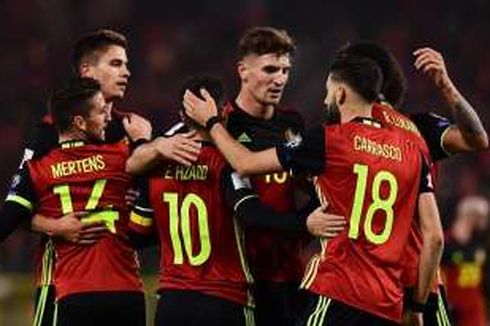 Belgia Pesta 8 Gol ke Gawang Estonia