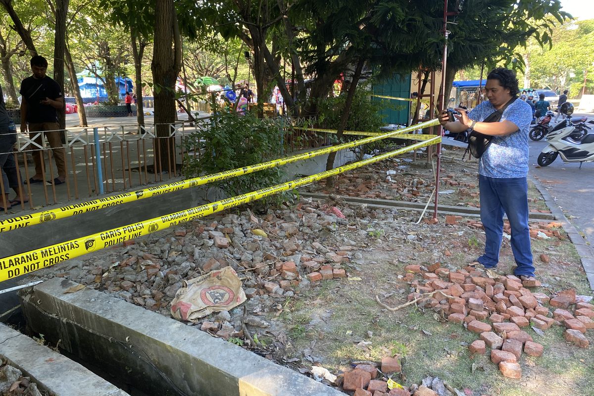 Lokasi ditemukanya potongan tubuh yang diduga bagian jenazah mutilasi di Sidoarjo