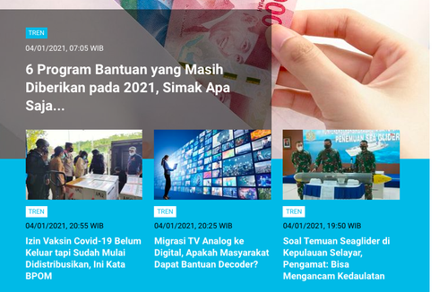 [POPULER TREN] 6 Program Bantuan yang Masih Diberikan pada 2021 | Cara Cek Penerima Bansos