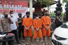 3 Penumpang Honda Jazz Putih di Bali Jadi Tersangka Pengeroyokan