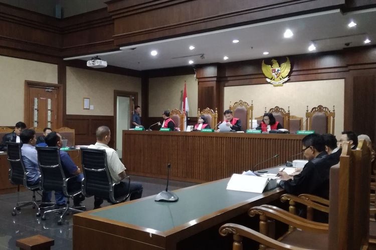 Sidang terdakwa Managing Director PT Rohde and Schwarz Indonesia Erwin Syaaf Arief di Pengadilan Tipikor Jakarta, Senin (2/9/2019)