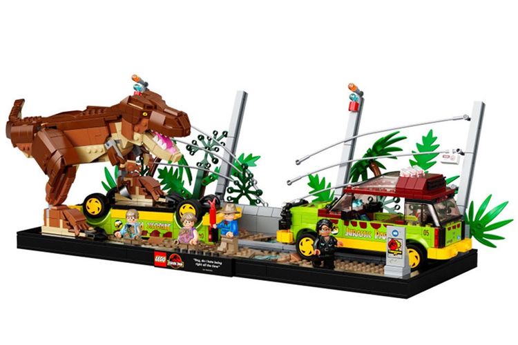 Lego Jurassic Park T-rex Breakout
