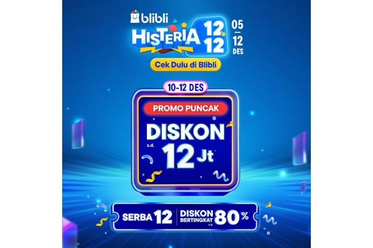 Promo 12.12 Histeria Blibli