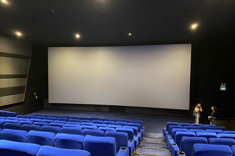 Ruang cinema Regular di Local Cinema, Fatmawati, Jakarta Selatan. 