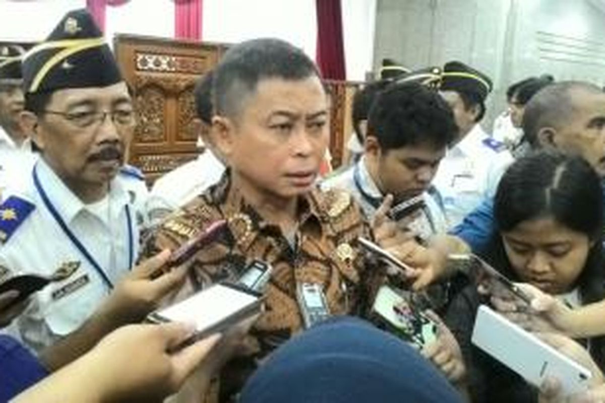 Menteri Perhubungan Ignasius Jonan di Kantor Kemenhub, Jakarta, Senin (18/1/2016)