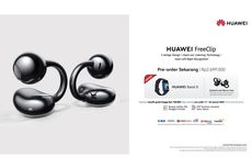 HUAWEI FreeClip Resmi Meluncur, TWS Open-Ear Stylish Pertama dari Huawei
