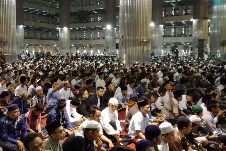 Shalat Idul Adha di Masjid Istiqlal, Minggu (11/8/2019)