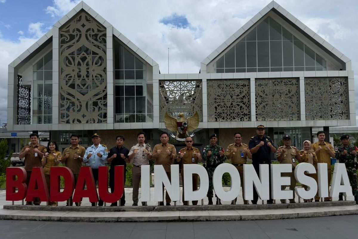 Tim Asisten Deputi Potensi Kawasan Perbatasan Darat (Asdep PKPD) BNPP RI dalam kunjungan ke Badau, Kabupaten Kapuas Hulu, Kalimantan Barat, Senin (18/5/2026).