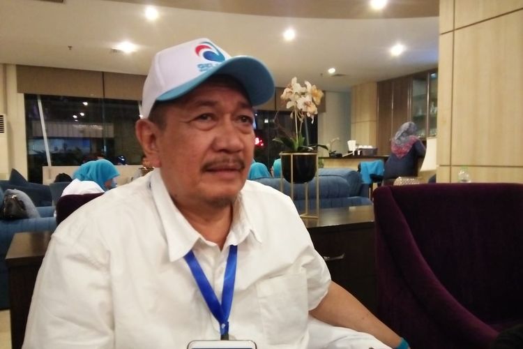 Deddy Mizwar di acara konsolidasi Partai Gelora di di Hotel Park Regis Arion, Jakarta Selatan, Sabtu (9/11/2019).