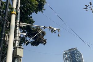 Penampakan 3 Kamera CCTV di Pejompongan Jakpus Dirusak Perusuh Kamis Malam