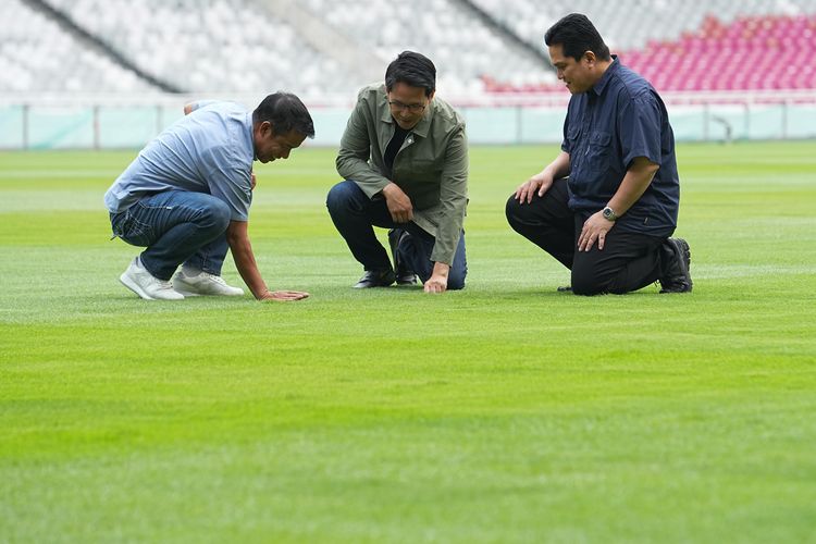 Rumput SUGBK Prima, Pemain Timnas Dapat Kembali Selebrasi Berseluncur di Lapangan