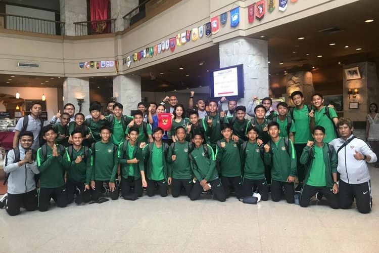 Timnas U-15 Indonesia bertolak ke Myanmar guna menjalani kompetisi invitasi yang bertajuk Boys Elite Football Tournament 2019, yang akan berlangsung pada 14-18 Agustus mendatang di Stadion Mandala Thiri, Mandalay.