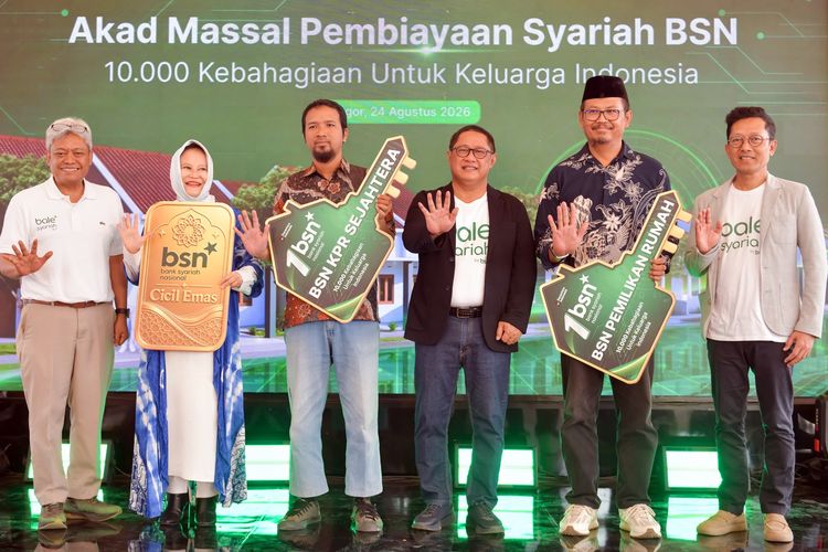 Kuasai 84 Persen Pasar KPR Subsidi Syariah, Bank BSN Akad 10.000 Rumah