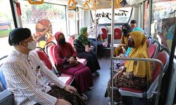 Naik BRT Trans Jateng Solo-Sragen, Pedagang Pasar di Solo Raya Terkesan