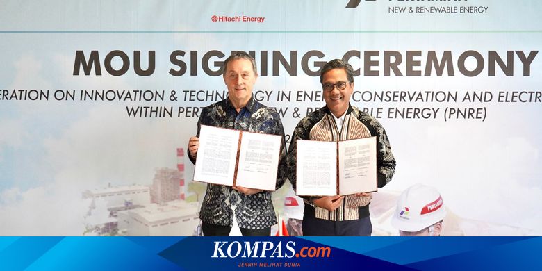 Pertamina NRE Gandeng Hitachi Energy, Kembangkan Teknologi Konservasi Energi