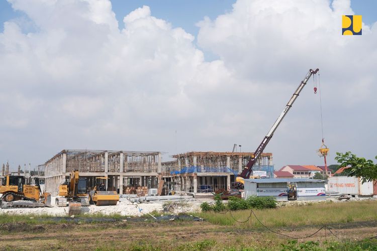 Progres pembangunan Sekolah Rakyat Tahap II di Surabaya mencapai 45 persen.